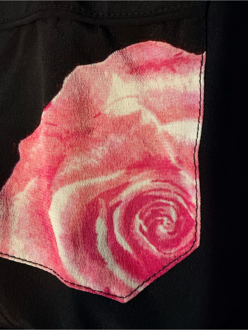 GANNI Fayette Silk Rose Print Blouse-NWT-Size 34-S/XS - Picture 4 of 7